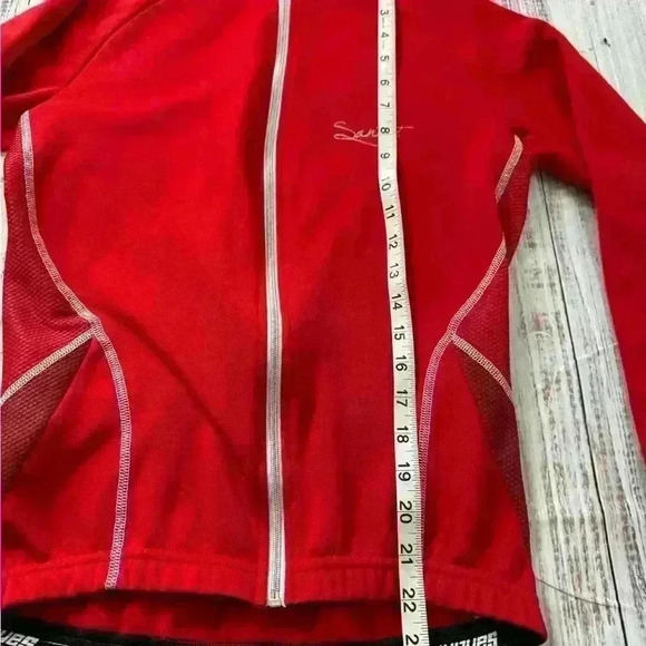 Santini Made in Italy Women’s Red Cycling Jacket Size Medium - Picture 5 of 8